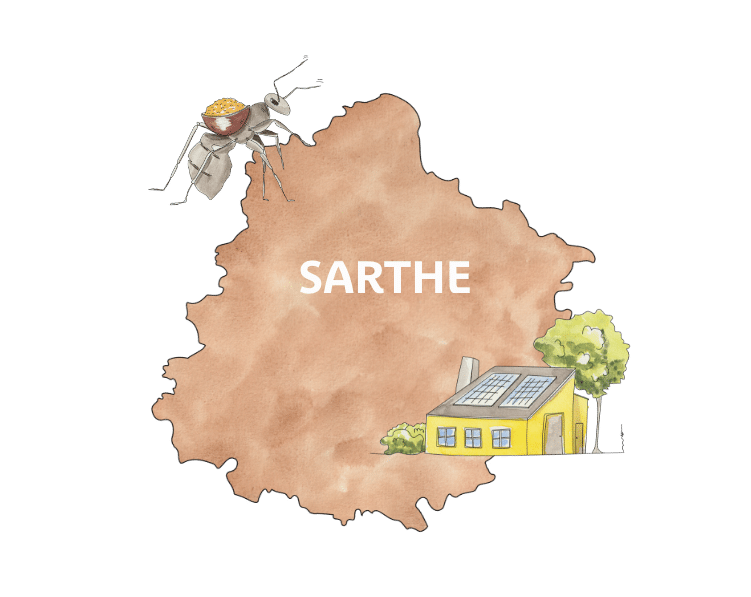 Illustration du département de la Sarthe